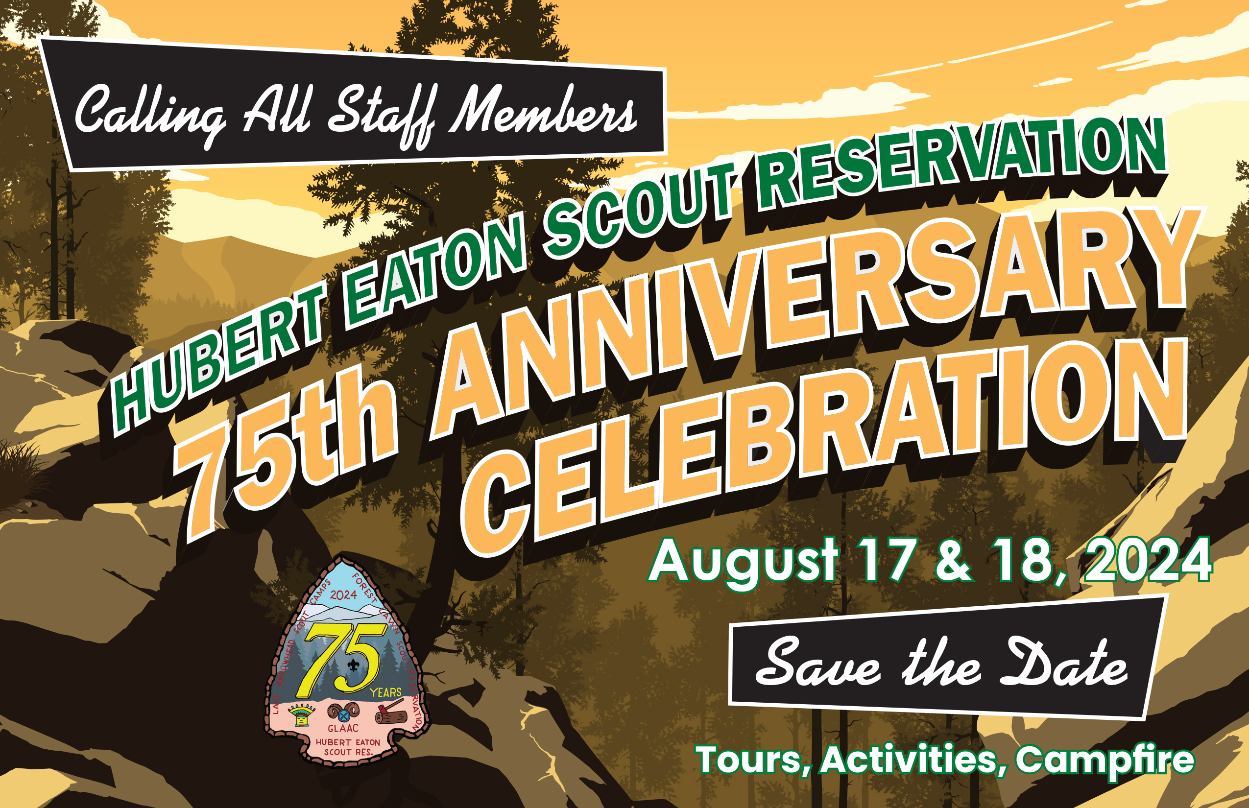 Hubert Eaton Scout Reservation's 75th Anniversary Celebration