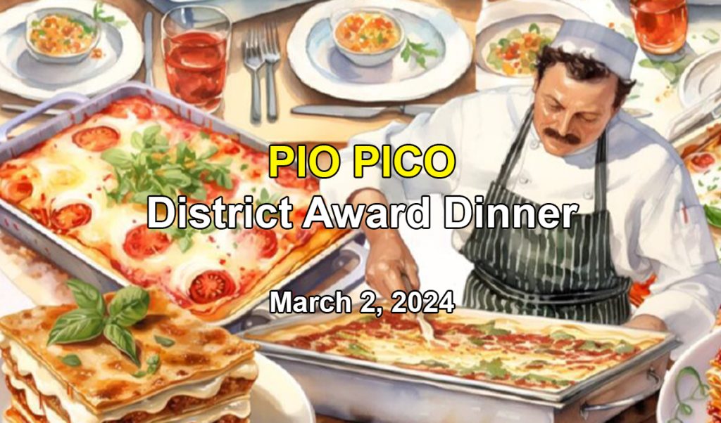 2024 Pio Pico District Dinner