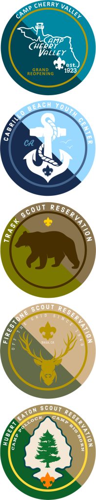 Greater LA Scouting Camp Logos