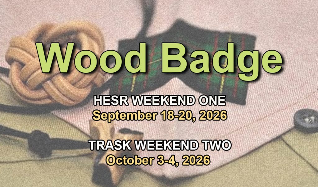 2026 Wood Badge Fall Course
