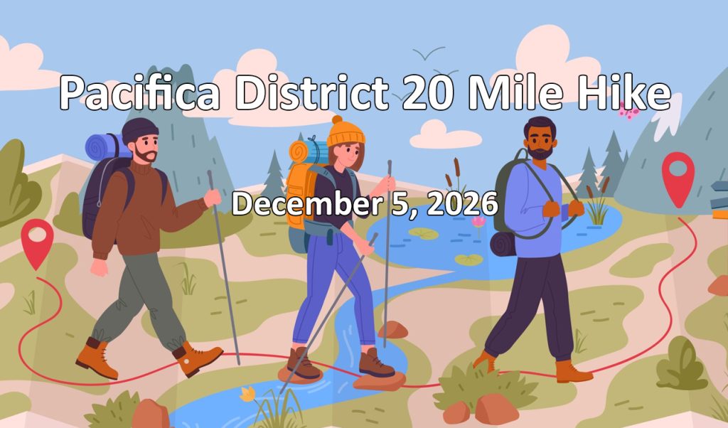 Pacifica District 20 Mile Hike