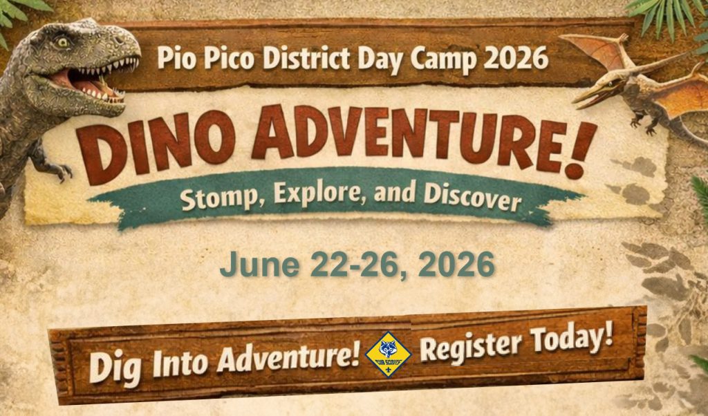 Pio Pico Cub Dino Day Camp