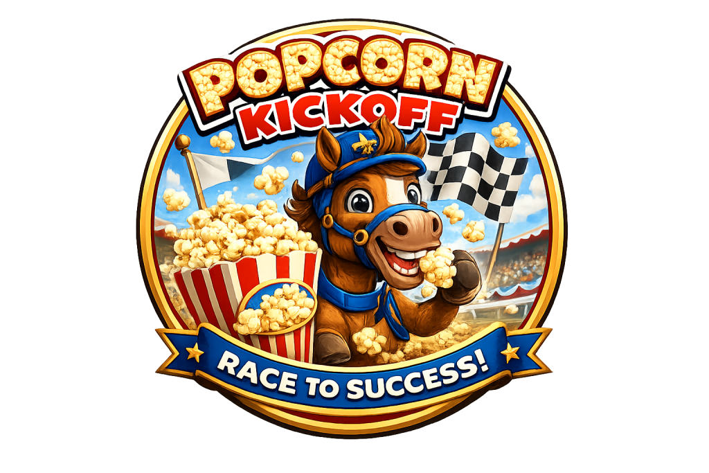 2026 Popcorn Logo - A Race To Success