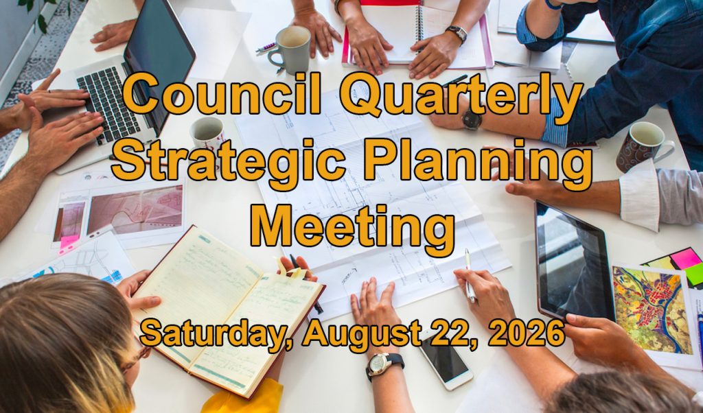 Council Quarterly Strategic Planning Meeting